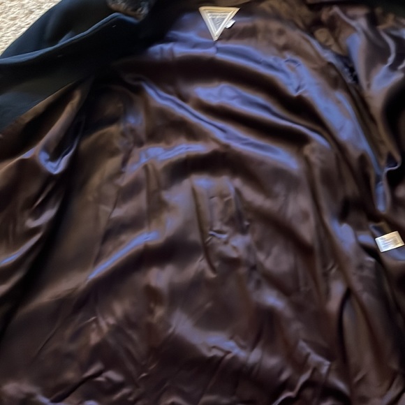 Vintage J Percy For Marvin Richards Designer Wool & Faux Fur Lined Womens Coat - Picture 6 of 9